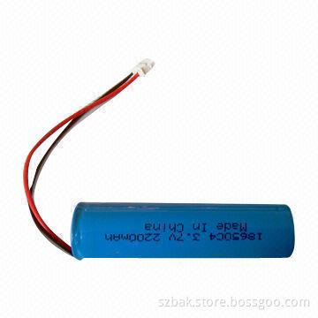 Lithium Ion Cylinder Battery Pack with 3.7V Voltage and 2,200mAh Capacity